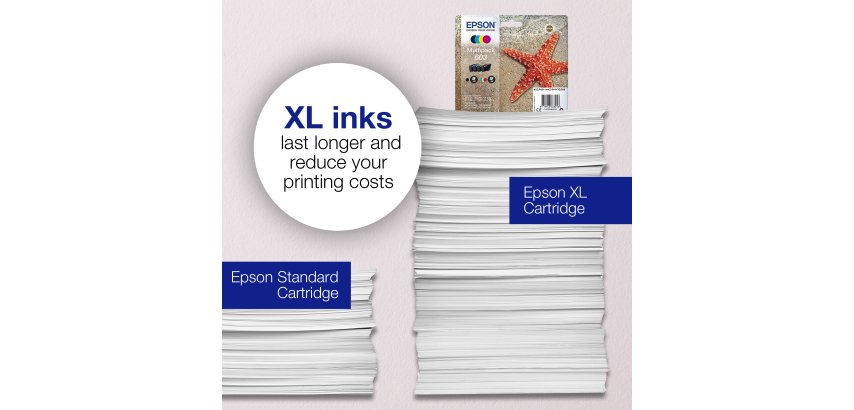 Epson Singlepack Cyan 603XL Ink