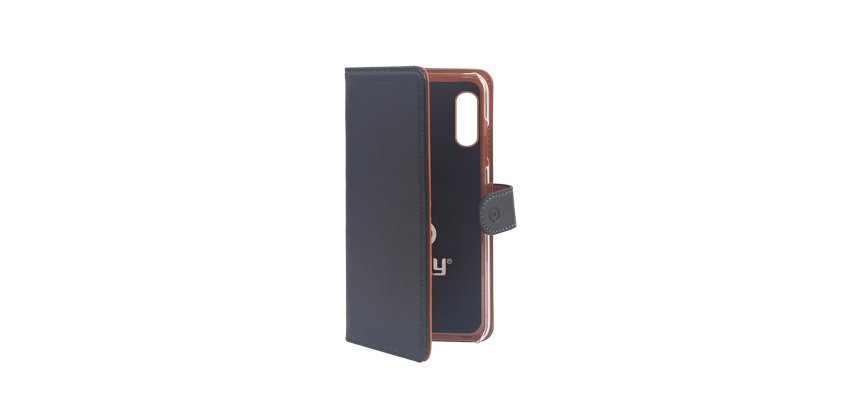 Celly WALLY mobile phone case 16 cm (6.3") Folio Black