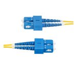StarTech.com Câble Fibre Optique de 5m Duplex Monomode SC à SC (UPC) OS2, 9/125µm, 40G/100G, Cordon Fibre Optique, Insensible à la Courbure, Faible Perte d'Insertion, Cordon Patch Fibre LSZH