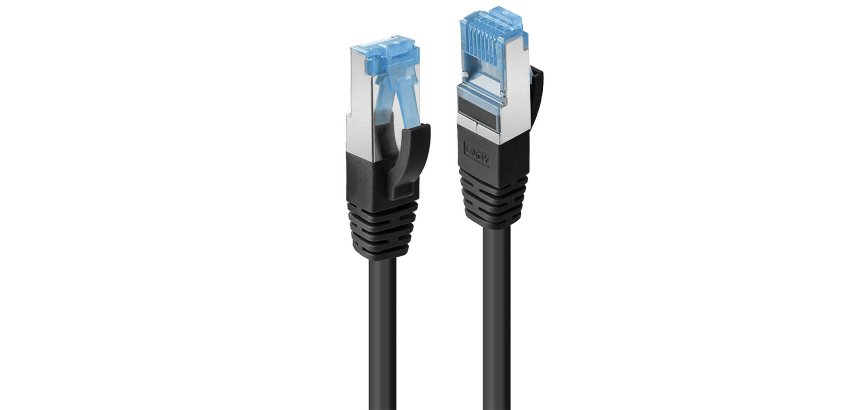 Lindy 47415 cable de red Negro 3 m Cat6a S/FTP (S-STP)