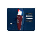 Celly PassportD Portafoglio Blu Ecopelle