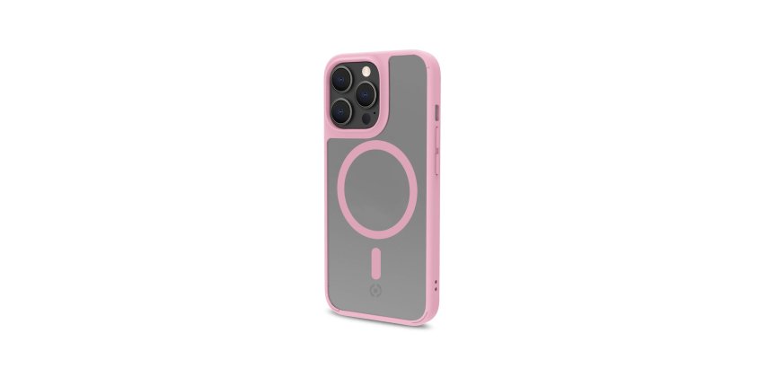Celly Magmatt funda para teléfono móvil 15,5 cm (6.1") Rosa, Transparente