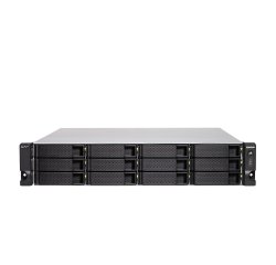 QNAP TS-H1886XU-RP-R2 NAS Rack (3U) Intel® Xeon® D D-1622 32 GB DDR4 0 TB QuTS hero Black, Grey