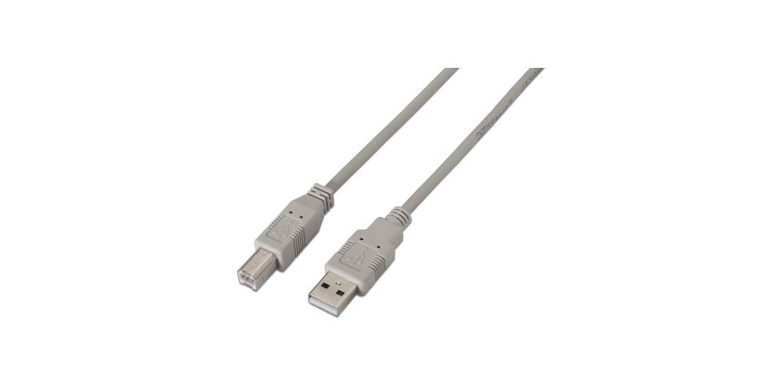 AISENS A101-0002 cable USB USB 2.0 1,8 m USB A USB B Beige
