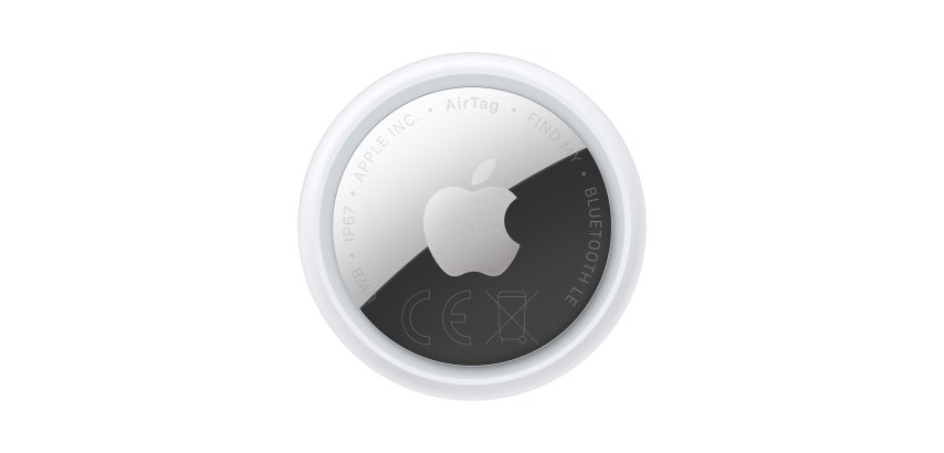 Apple AirTag Personnel Recherche Argent, Blanc