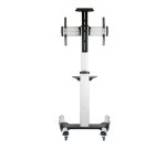 TooQ FS1870M-B soporte para pantalla de señalización 94 cm (37") Negro, Plata