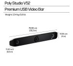 HP Poly Studio V52 USB Video Bar
