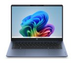 HP E4EV9EA laptop Copilot+ PC Snapdragon X1-26-100 Computer portatile 35,6 cm (14") 2K 8 GB LPDDR5x-SDRAM 512 GB SSD Wi-Fi 6E (802.11ax) Windows 11 Home AI PC Blu