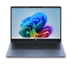HP E4EV9EA laptop Copilot+ PC Snapdragon X1-26-100 Computer portatile 35,6 cm (14") 2K 8 GB LPDDR5x-SDRAM 512 GB SSD Wi-Fi 6E (802.11ax) Windows 11 Home AI PC Blu