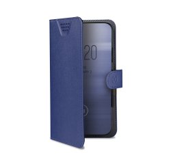 Celly Wally One XL mobile phone case 12.7 cm (5") Flip case Blue