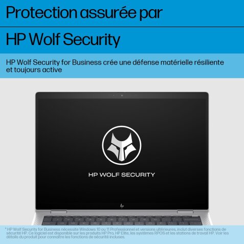 HP Elite x360 1040 G11 Intel Core Ultra 7 155H Hybride (2-en-1) 35,6 cm (14") Écran tactile WUXGA 32 Go LPDDR5-SDRAM 1 To SSD Wi-Fi 6E (802.11ax) Windows 11 Pro Argent