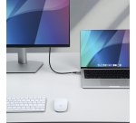 StarTech.com Cable USB4 50cm - Cable USB-C Certificado USB-IF - 80Gbps - Cable USB Tipo C - PD de 240W - 8K120/4K240 - DP 2.1 - DP80 - Recubrimiento de TPE - Compatible con Thunderbolt - Negro