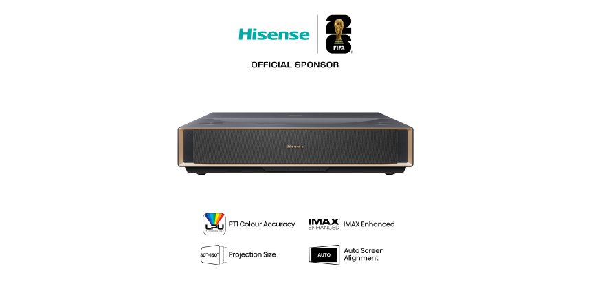 Hisense PT1 projection TV Ultra short throw projector Black 3D