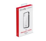 Celly Laser Matt custodia per cellulare 15,5 cm (6.1") Cover Trasparente, Nero