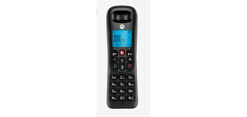 Teléfono Motorola CD4001 Teléfono DECT Identificador de llamadas Negro