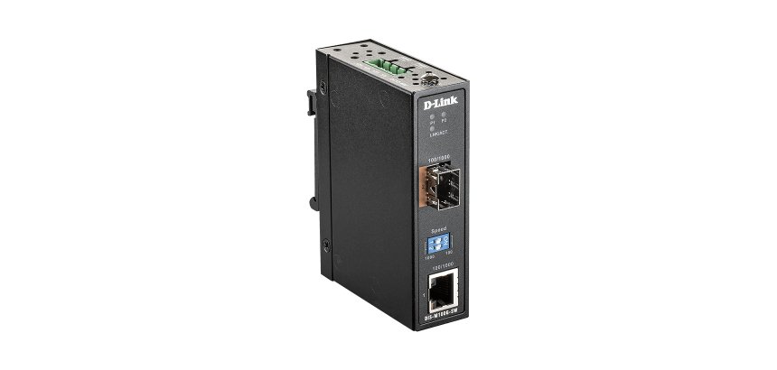 D-Link DIS-M100G-SW convertisseur de support réseau 4000 Mbit/s Multimode, Monomode Noir