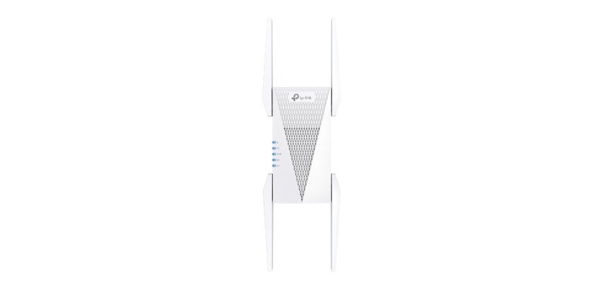 TP-Link RE815XE système Wi-Fi maillé Tri-bande (2,4 GHz / 5 GHz / 6 GHz) Wi-Fi 6 (802.11ax) Blanc 1 Externe