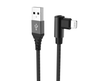 Celly USBLIGHTLSHBK mobile phone cable Black 1 m USB A Lightning