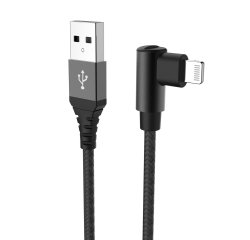 Celly USBLIGHTLSHBK mobile phone cable Black 1 m USB A Lightning