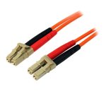 StarTech.com 2m Fiber Optic Cable - Multimode Duplex 50/125 - LSZH Fiber Jumper Cord - LC/LC