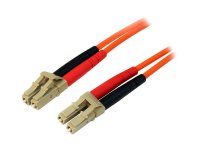 StarTech.com Câble fibre optique duplex multimode 50/125 OM2 de 2 m - LC vers LC - LSZH - Orange