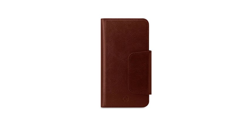 Celly Duomo mobile phone case 14.7 cm (5.8") Wallet case Brown