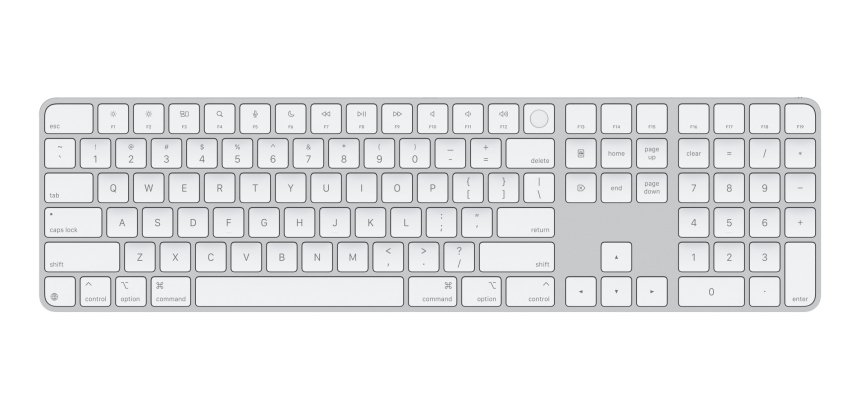 Apple Magic clavier Universel USB + Bluetooth QWERTY Anglais américain Blanc