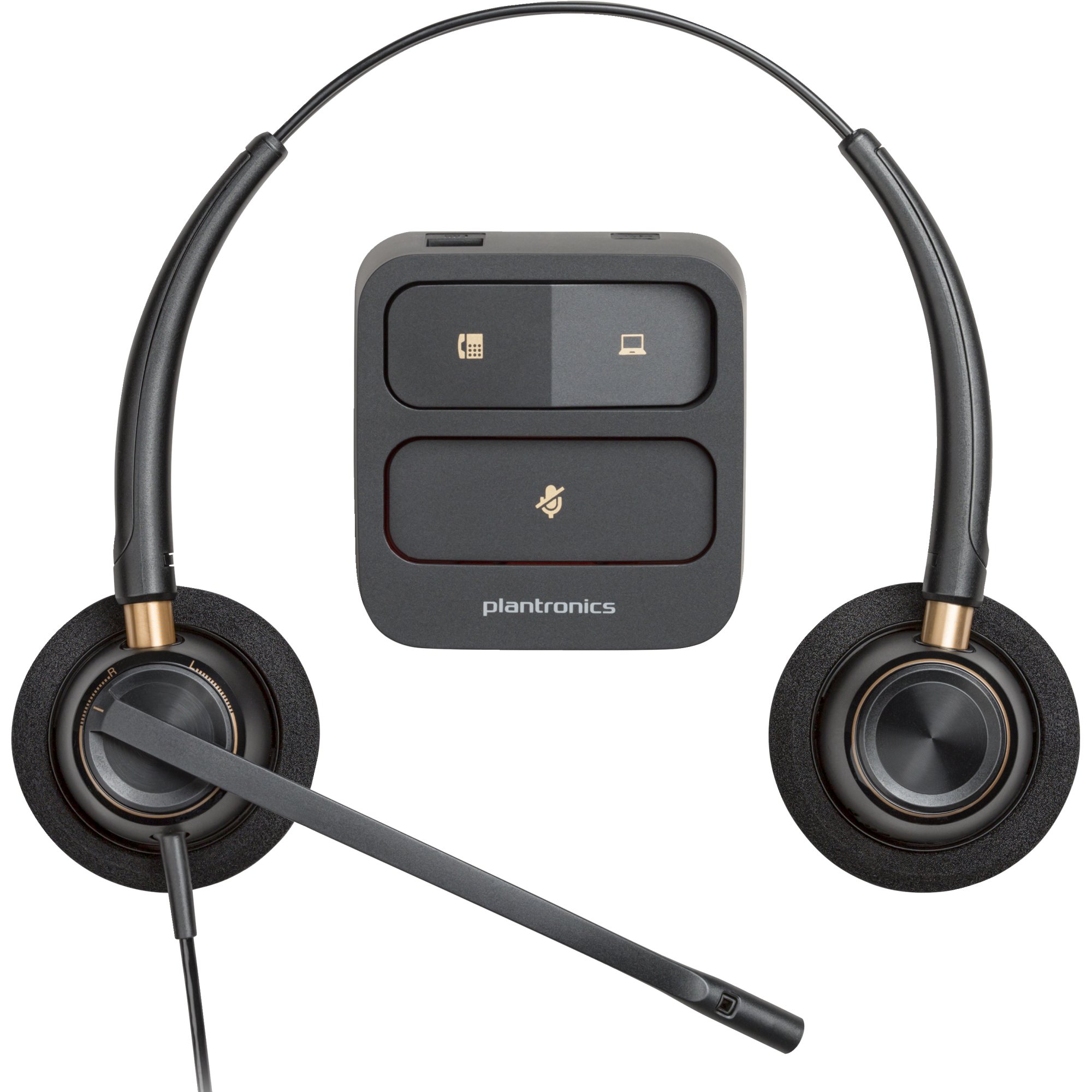 Poly EncorePro 520 Binaural Headset +Quick Disconnect