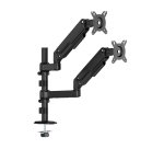 AISENS Soporte de Mesa Eco Contrapeso Giratorio e Inclinable Para Monitor/TV 9kg (3 Pivotes, 2 Brazos) de 17-32", Negro