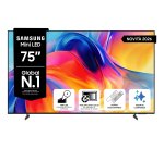 Samsung Mini LED AI TV 75" UE75M70HAUXZT 4K, Processore Mini LED 4K, 4K Upscaling, Color Booster, OTS Lite, Metal Stream Design, Vision AI Smart TV, 2026