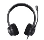 Trust HS-260 Auriculares Alámbrico Banda para cuello Oficina/Centro de llamadas USB tipo A Negro