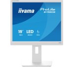 iiyama ProLite B1980S-W1 écran plat de PC 48,3 cm (19") 1280 x 1024 pixels SVGA LED Blanc