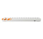 CHERRY K5 PRO TMR COMPACT clavier Gaming USB AZERTY Français Orange, Blanc