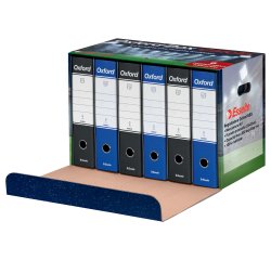 Esselte OXFORD BOX CALCIO 6xG85 (Nero - Blu)
