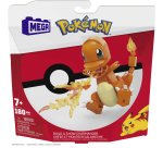 MEGA Pokémon Build & Show Charmander toy building set, 4 inches tall,
