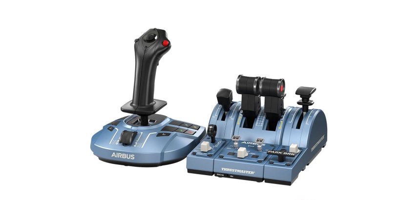 Thrustmaster TCA Captain Pack X Airbus Edition Nero, Blu USB Joystick + leva di controllo del motore Analogico/Digitale PC, Xbox Series S, Xbox Series X