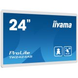 iiyama TW2424AS-W1 Écran d'affichage dynamique Écran plat de signalisation numérique 60,5 cm (23.8") Wifi 250 cd/m² 4K Ultra HD Noir Écran tactile Intégré dans le processeur Android 24/7
