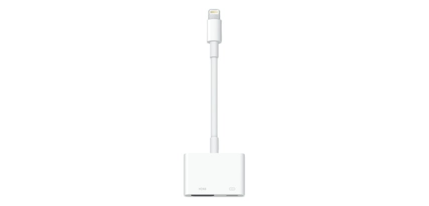 Apple MW2P3ZM/A câble vidéo et adaptateur Lightning HDMI + USB Type-C Blanc