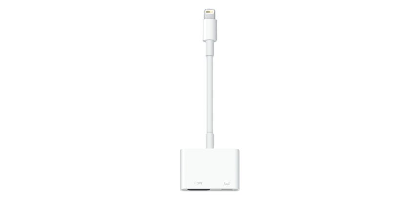 Apple MW2P3ZM/A câble vidéo et adaptateur Lightning HDMI + USB Type-C Blanc