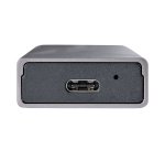StarTech.com Boîtier Externe SSD M.2 NVMe/SATA - Boîtier Disque Dur SSD M.2 PCIe/SATA - Boîtier SSD M.2 - Boîtier pour SSD M.2 avec Câbles Hôtes USB-C et USB A - Boîtier M.2 NVMe Compatible 2230/2242/2260/2280