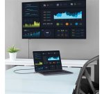 StarTech.com Câble USB-C vers HDMI de 2m - Câble adaptateur USB Type-C vers HDMI 2.0 4K 60 Hz - Compatible avec Thunderbolt 3 - Laptop vers Écran HDMI - Noir