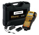 DYMO RHINO Etiquetadora industrial | Estuche con kit de etiquetadora | Teclas de acceso rápido que ahorran tiempo Imprime rápidamente Etiquetadora duradera para lugares de trabajo