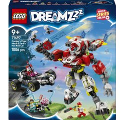LEGO DREAMZzz Cooper's Tiger Mech & Zero's Hot Rod Car