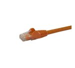 StarTech.com Câble réseau Cat6 UTP sans crochet de 7 m - Cordon Ethernet RJ45 anti-accroc - M/M - Orange