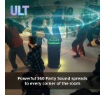 Sony ULT TOWER 10 - Altoparlante Bluetooth per feste con ULT POWER SOUND, bassi profondi e potenti, altoparlanti X-Balanced, illuminazione a LED a 360 gradi, funzioni per feste, microfono wireless, portatile, maniglia e ruote - Nero