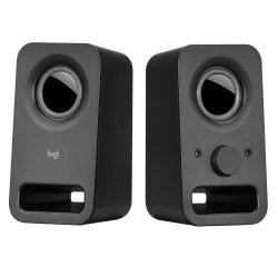 Altavoces Logitech Z150 Multimedia Speakers, 2.0 canales, Alámbrico, 6 W, Negro