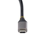 StarTech.com Hub USB C 4 Ports - 4x Ports USB-C, USB 3.1 10Gbps - Hub USB 3.2 Portable avec Power Delivery Pass-Through 100W - Hub USB Type C avec Câble Enveloppant de 32cm - Splitter USB-C