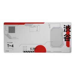 Trust GXT 759 XXL Tappetino per mouse per gioco da computer Nero, Grigio, Rosso, Bianco