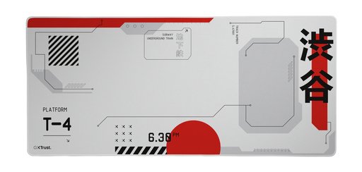 Trust GXT 759 XXL Gaming mouse pad Black, Grey, Red, White