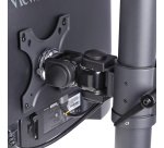 StarTech.com Desk Mount For 2x Vertically Stacked Monitors, Dual 49", Total 70lb (32kg), C-Clamp, Quick-Release VESA System, Widescreen 16:9/Ultrawide 32:9, TAA